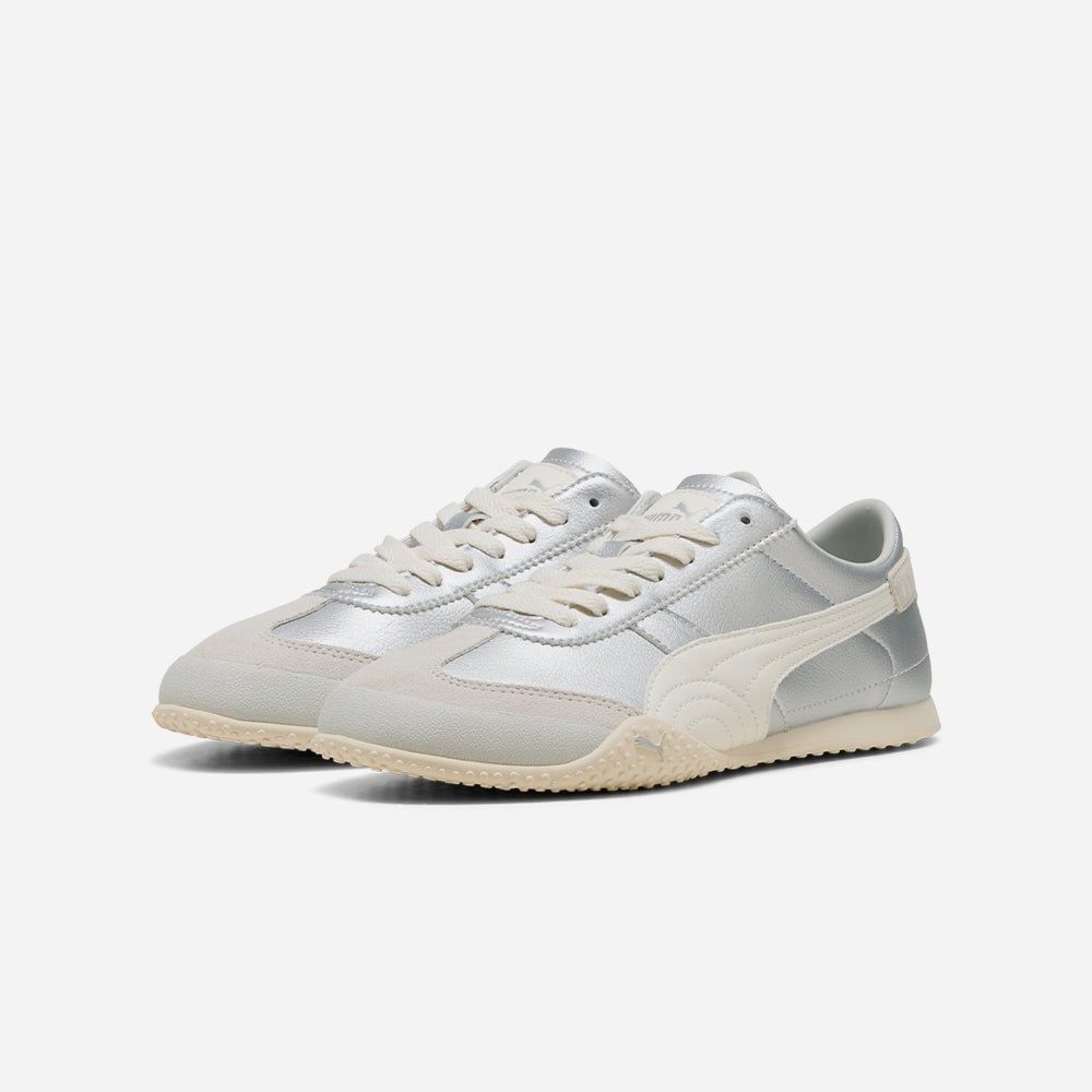 Puma - Giày thời trang thể thao nữ Women's Puma Bella Ut Lea Sneakers - Gray