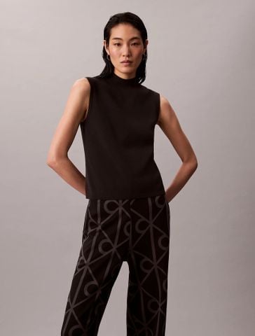 Calvin Klein - Quần dài nữ Emblem Aop Jacquard Sweatpant