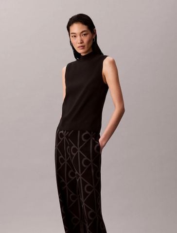 Calvin Klein - Quần dài nữ Emblem Aop Jacquard Sweatpant