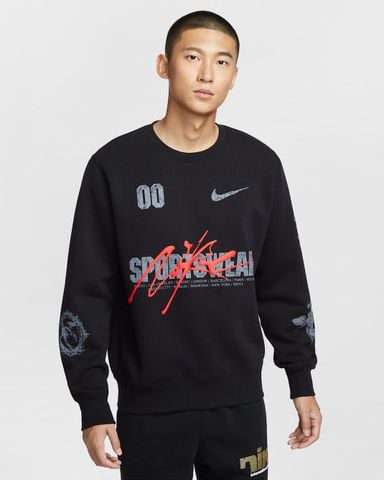 Nike - Áo nỉ tay dài thể thao Nam Sportswear Club Fleece Crew-Neck Sweatshirt