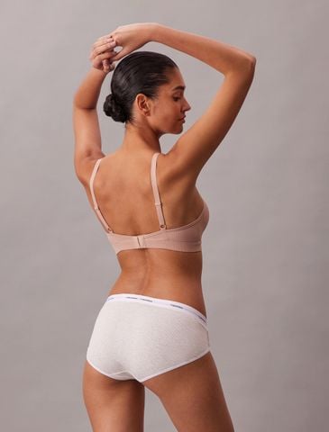 Calvin Klein - Quần Lót Nữ Cotton Stretch Rib Hipster
