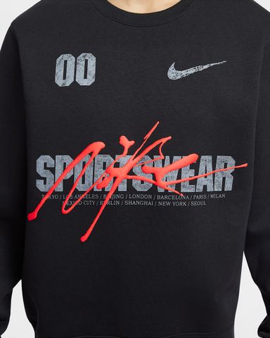 Nike - Áo nỉ tay dài thể thao Nam Sportswear Club Fleece Crew-Neck Sweatshirt