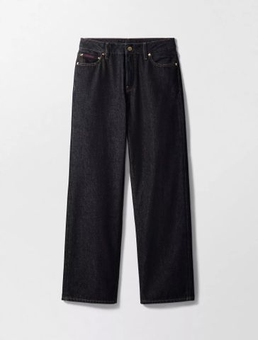 Calvin Klein - Quần Jean Dài Nữ Signature 90s Straight Lunar R