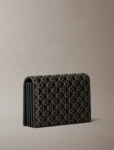Calvin Klein - Ví nữ Emblem Aop Accordion Cardcase - 2