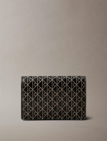 Calvin Klein - Ví nữ Emblem Aop Accordion Cardcase