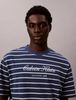 Calvin Klein - Áo Thun Tay Ngắn Nam Stripe Casual Pique