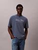 Calvin Klein - Áo Thun Tay Ngắn Nam Stripe Casual Pique