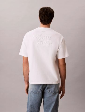 Calvin Klein - Áo Thun Tay Ngắn Nam 1989 Logo Graphic Relaxed T-Shirt