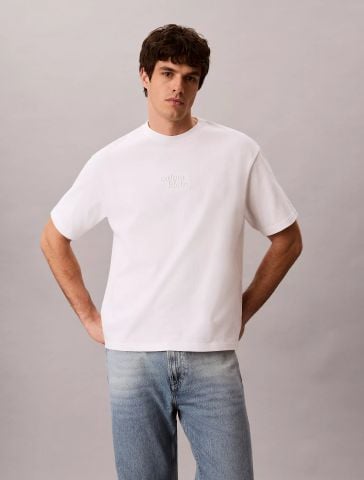 Calvin Klein - Áo Thun Tay Ngắn Nam 1989 Logo Graphic Relaxed T-Shirt