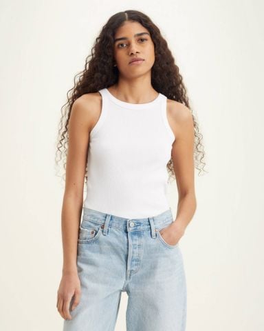 Levi's - Áo ba lỗ nữ Racer Tank - White