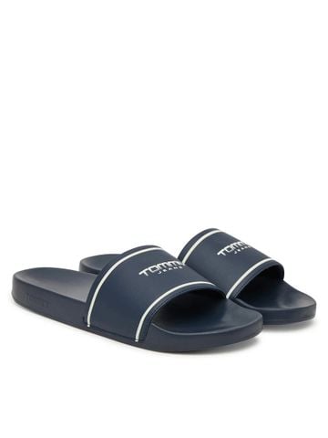 Tommy Hilfiger - Dép Quai Ngang Nam Blue Slides
