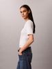 Calvin Klein - Áo Dệt Kim Tay Ngắn Nữ Slim Ribbed Open Back T-shirt