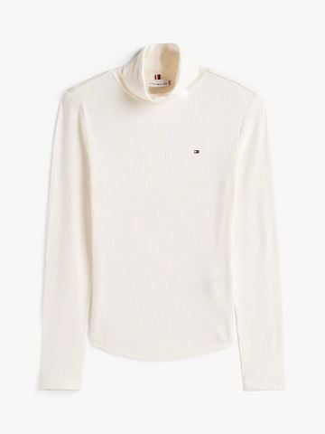 Tommy Hilfiger - Áo dệt kim tay dài nữ Ribbed Slim Long Sleeve Turtleneck Top