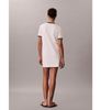 Calvin Klein - Đầm dệt kim Nữ Short Sleeve Cotton Monogram Stripe