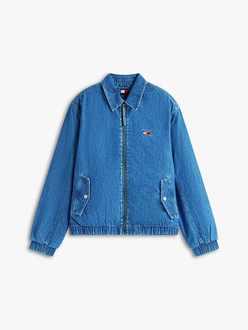 Tommy Hilfiger - Áo Khoác Nam Chambray Denim Harrington Jacket