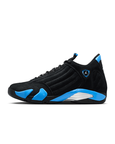 Nike - Giày Thời Trang Nam Air Jordan 14 Retro Black And University Blue