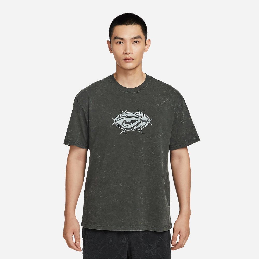 Nike - Áo thun bóng rổ Nam Men's Nike Max90 Street T-Shirt - Green