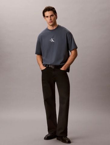 Calvin Klein - Áo Thun Tay Ngắn Nam Overlay Logo Graphic Relaxed Tee