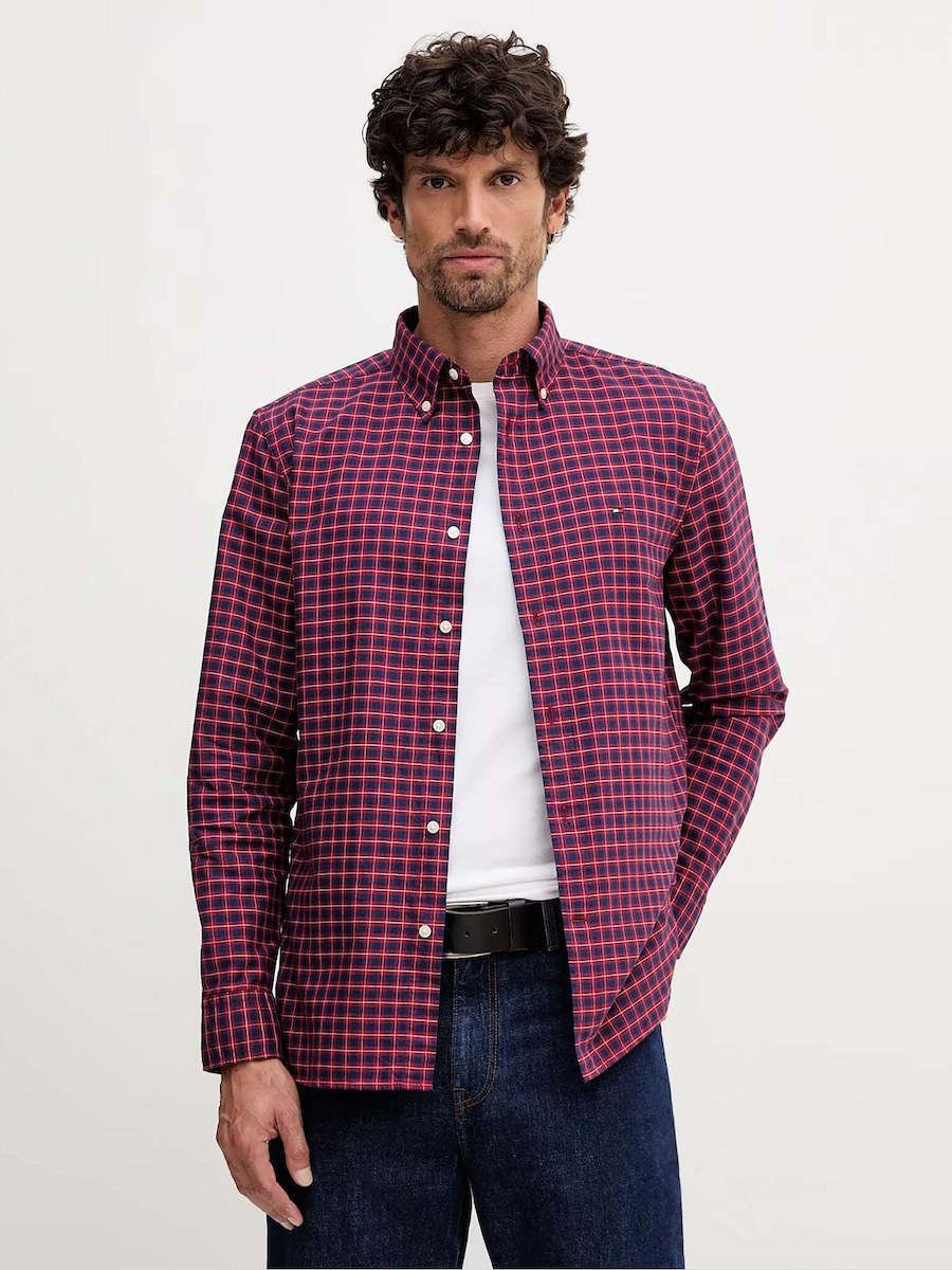 Tommy Hilfiger - Áo sơ mi tay dài nam Heritage Oxford Seas Check Shirt
