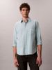 Calvin Klein - Áo Sơ Mi Nam Long Sleeve CK Stripe Washed Oxford
