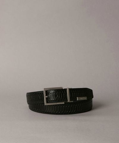 Calvin Klein - Thắt Lưng Nam Square Buckle Snake 32mm Belt