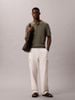 Calvin Klein - Áo Thun Có Cổ Nam Ribbed Jumper Polo Shirt