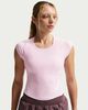 Nike - Áo Tay Ngắn Thể Thao Nữ Tempo Swoosh Women's Dri-FIT Short-Sleeve Running Top
