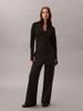Calvin Klein - Quần Vải Nữ Ponte Logo Waistband Trouser