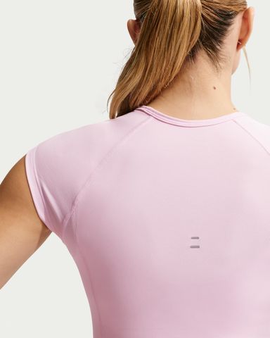 Nike - Áo Tay Ngắn Thể Thao Nữ Tempo Swoosh Women's Dri-FIT Short-Sleeve Running Top