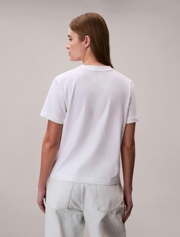 Calvin Klein - Áo Thun Nữ Dual Tone Monologo Classic T-Shirt
