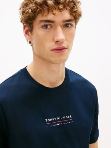 Tommy Hilfiger - Áo Thun Tay Ngắn Nam Logo Jersey Crew Neck T-Shirt