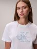 Calvin Klein - Áo Thun Nữ Dual Tone Monologo Classic T-Shirt