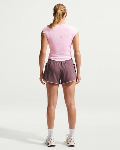 Nike - Áo Tay Ngắn Thể Thao Nữ Tempo Swoosh Women's Dri-FIT Short-Sleeve Running Top