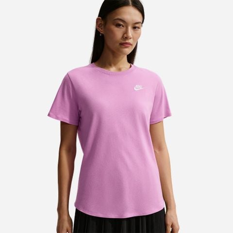 Nike - Áo Thun Tay Ngắn Nữ Nike Sportswear Club Short Sleeve Tee