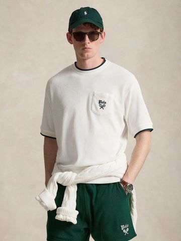 Ralph Lauren - Áo Sweatshirt Tay Ngắn Nam Relaxed Terry Short-Sleeve Sweatshirt