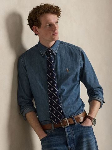 Ralph Lauren - Áo Sơ Mi Nam Custom Fit Denim Shirt
