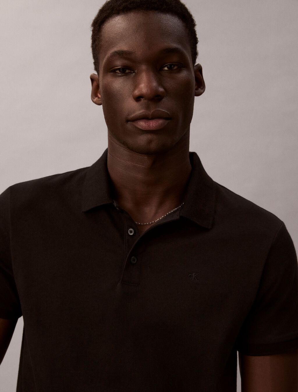 Calvin Klein - Áo polo tay ngắn nam Classic Monogram Polo