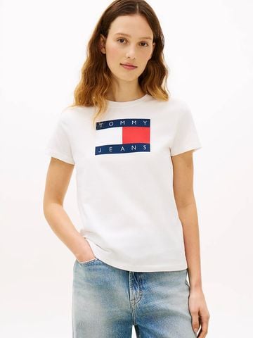 Tommy Hilfiger - Áo thun tay ngắn nữ Tonal Tommy Flag T-Shirt