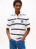 Tommy Hilfiger - Áo thun có cổ polo tay ngắn nam Athleisure Relaxed Rugby Stripe Polo Shirt