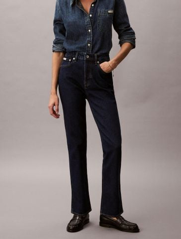 Calvin Klein - Quần Jean Dài Nữ Archive High Rise Slim Jean