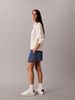 Calvin Klein - Quần Jean Ngắn Nữ Pleated Athletic Short Paradis