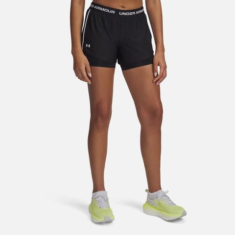 Under Armour - Quần ngắn tập luyện 2 trong 1 nữ Tech Play Up 2In1 Shorts Training