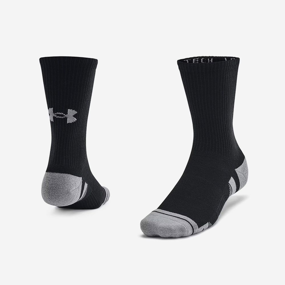 Under Armour - Bộ ba đôi Vớ tất cổ vừa nam nữ Performance Tech™ 3-Pack Crew Training