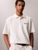 Calvin Klein - Áo Thun Có Cổ Nam Script Logo Graphic Pique Relaxed Polo Shirt
