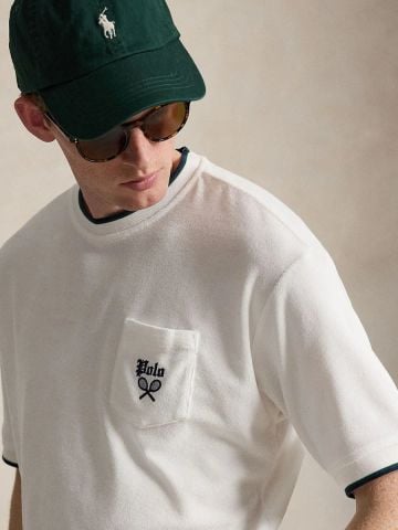 Ralph Lauren - Áo Sweatshirt Tay Ngắn Nam Relaxed Terry Short-Sleeve Sweatshirt