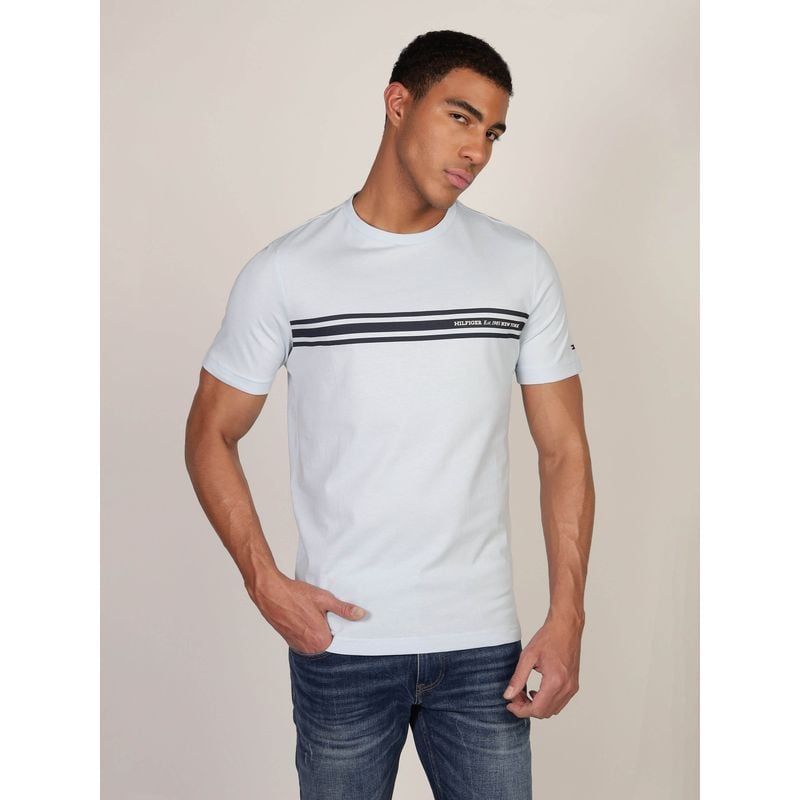 Tommy Hilfiger - Áo thun tay ngắn nam Central Chest Stripe Tee