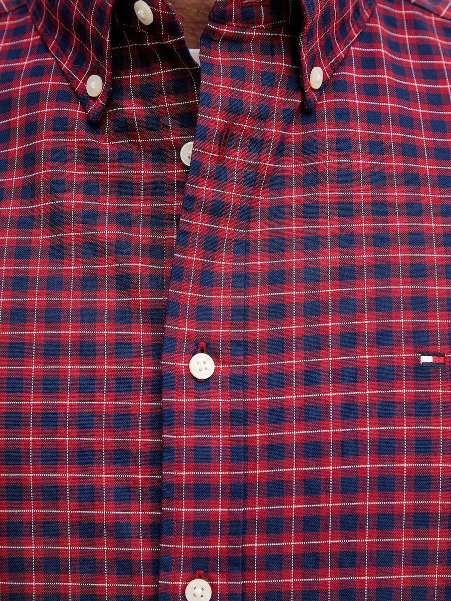 Tommy Hilfiger - Áo sơ mi tay dài nam Heritage Oxford Seas Check Shirt