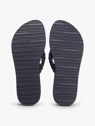 Tommy Hilfiger - Dép xỏ ngón nữ Th Wedge Cornrow Beach Sandal