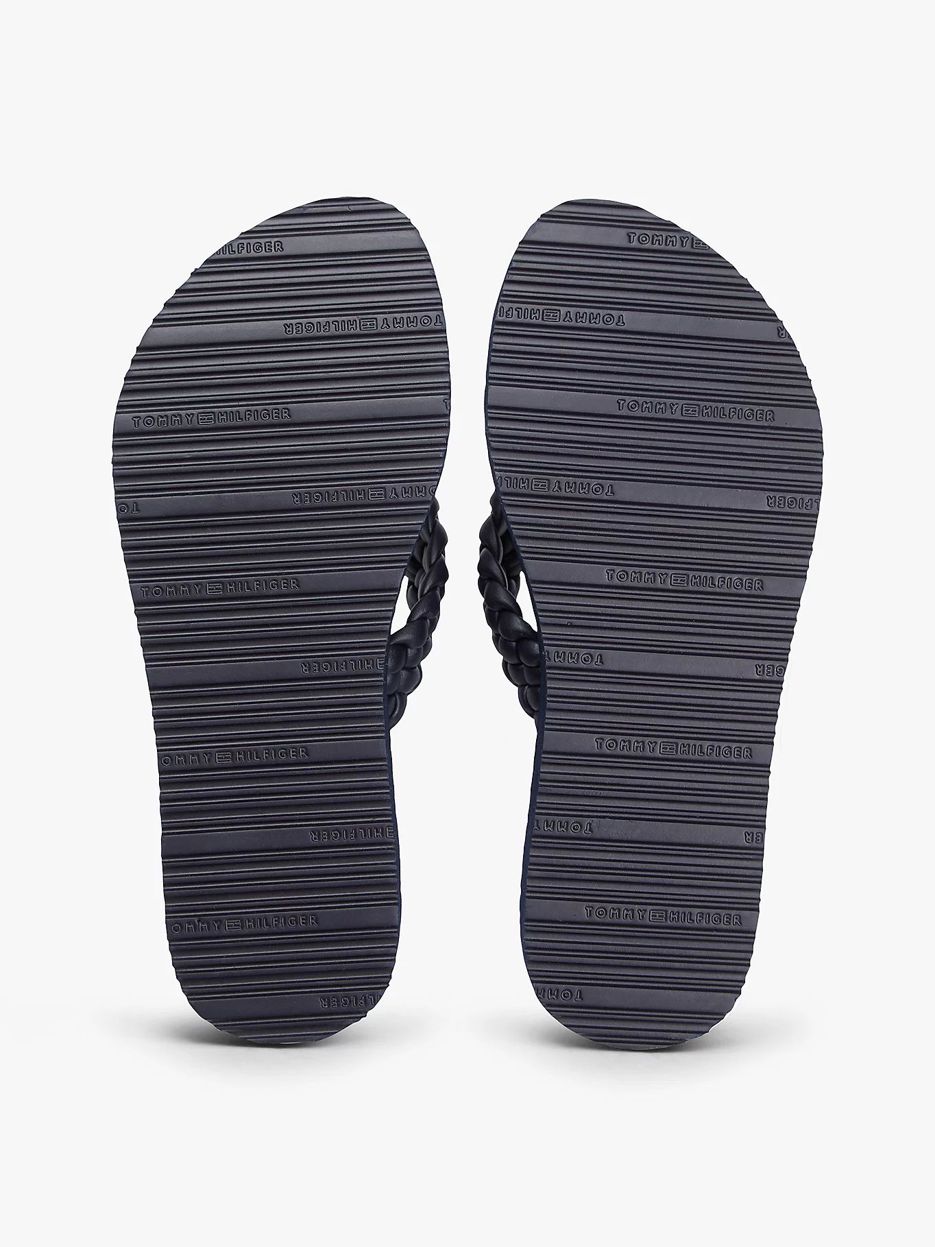 Tommy Hilfiger - Dép xỏ ngón nữ Th Wedge Cornrow Beach Sandal