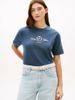 Tommy Hilfiger - Áo Thun Tay Ngắn Nữ Crest Logo Embroidery Relaxed T-Shirt